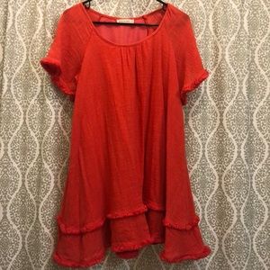 Pink pepper palace sundress (size small)